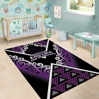Aotearoa Moriori Area Rug Maori Pattern New Zealand - Polynesian Pride