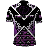 Personalised Aotearoa Moriori Polo Shirt Maori Pattern New Zealand - Polynesian Pride