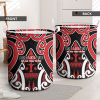 New Zealand Maori Language Week Laundry Basket Mo Ake Tonu Te Reo LT05 - Polynesian Pride