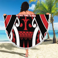 New Zealand Maori Language Week Beach Blanket Mo Ake Tonu Te Reo LT05 - Polynesian Pride