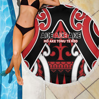 New Zealand Maori Language Week Beach Blanket Mo Ake Tonu Te Reo LT05 - Polynesian Pride