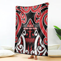 New Zealand Maori Language Week Blanket Mo Ake Tonu Te Reo LT05 - Polynesian Pride