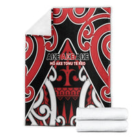 New Zealand Maori Language Week Blanket Mo Ake Tonu Te Reo LT05 - Polynesian Pride
