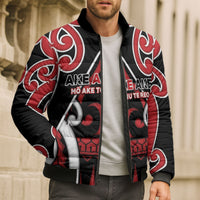 New Zealand Maori Language Week Bomber Puffer Jacket Mo Ake Tonu Te Reo LT05 - Polynesian Pride