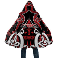 New Zealand Maori Language Week Cloak Mo Ake Tonu Te Reo LT05 Unisex Black - Polynesian Pride