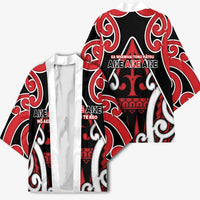 New Zealand Maori Language Week Kimono Mo Ake Tonu Te Reo LT05 - Polynesian Pride