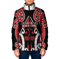 New Zealand Maori Language Week Padded Jacket Mo Ake Tonu Te Reo LT05 Men Black - Polynesian Pride