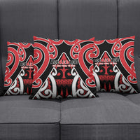 New Zealand Maori Language Week Pillow Cover Mo Ake Tonu Te Reo LT05 - Polynesian Pride