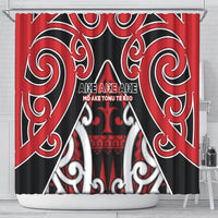 New Zealand Maori Language Week Shower Curtain Mo Ake Tonu Te Reo LT05 - Polynesian Pride