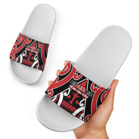 New Zealand Maori Language Week Slide Sandals Mo Ake Tonu Te Reo LT05 - Polynesian Pride