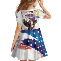 Filipino American History Month Family Matching Off Shoulder Maxi Dress and Hawaiian Shirt Bald Eagle Tarsier Together LT05 - Polynesian Pride