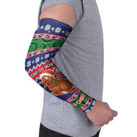 New Zealand Christmas Arm Sleeves Kiwi-sh You A Merry Christmas LT05 - Polynesian Pride