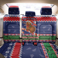 New Zealand Christmas Back Car Seat Cover Kiwi-sh You A Merry Christmas LT05 - Polynesian Pride