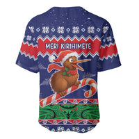 New Zealand Christmas Baseball Jersey Kiwi-sh You A Merry Christmas LT05 - Polynesian Pride