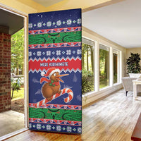 New Zealand Christmas Door Cover Kiwi-sh You A Merry Christmas LT05 - Polynesian Pride