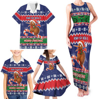 New Zealand Christmas Family Matching Tank Maxi Dress and Hawaiian Shirt Kiwi-sh You A Merry Christmas LT05 - Polynesian Pride