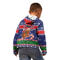 New Zealand Christmas Kid Hoodie Kiwi-sh You A Merry Christmas LT05 - Polynesian Pride