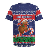 New Zealand Christmas Rugby Jersey Kiwi-sh You A Merry Christmas LT05 - Polynesian Pride