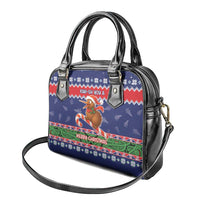 New Zealand Christmas Shoulder Handbag Kiwi-sh You A Merry Christmas LT05 - Polynesian Pride
