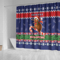 New Zealand Christmas Shower Curtain Kiwi-sh You A Merry Christmas LT05 - Polynesian Pride