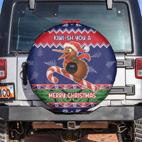 New Zealand Christmas Spare Tire Cover Kiwi-sh You A Merry Christmas LT05 Blue - Polynesian Pride