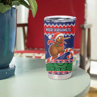 New Zealand Christmas Tumbler Cup Kiwi-sh You A Merry Christmas LT05 - Polynesian Pride
