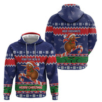 New Zealand Christmas Zip Hoodie Kiwi-sh You A Merry Christmas LT05 - Polynesian Pride