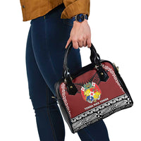 Tonga Constitution Day Shoulder Handbag Tongan Kupesi Ngatu Pattern