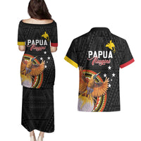 Papua New Guinea Tok Pisin Wik Couples Matching Puletasi and Hawaiian Shirt Land Of The Unexpected LT05 - Polynesian Pride