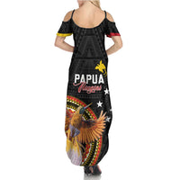 Papua New Guinea Tok Pisin Wik Family Matching Summer Maxi Dress and Hawaiian Shirt Land Of The Unexpected LT05 - Polynesian Pride