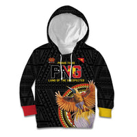 Papua New Guinea Tok Pisin Wik Kid Hoodie Land Of The Unexpected LT05 Hoodie Black - Polynesian Pride