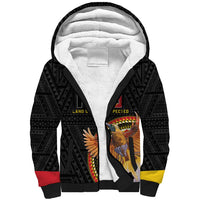 Papua New Guinea Tok Pisin Wik Sherpa Hoodie Land Of The Unexpected LT05 Unisex Black - Polynesian Pride