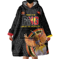 Papua New Guinea Tok Pisin Wik Wearable Blanket Hoodie Land Of The Unexpected LT05 - Polynesian Pride
