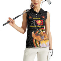 Papua New Guinea Tok Pisin Wik Women Sleeveless Polo Shirt Land Of The Unexpected LT05 - Polynesian Pride