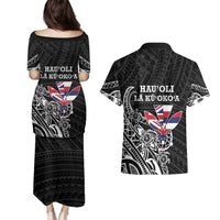 Hawaii November 28th Is My Independence Day Couples Matching Puletasi and Hawaiian Shirt