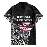 Hawaii November 28th Is My Independence Day Family Matching Off Shoulder Maxi Dress and Hawaiian Shirt LT05 - Polynesian Pride