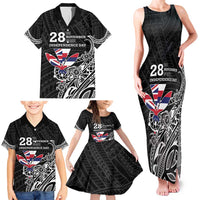 Hawaii November 28th Is My Independence Day Family Matching Tank Maxi Dress and Hawaiian Shirt LT05 - Polynesian Pride