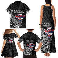 Hawaii November 28th Is My Independence Day Family Matching Tank Maxi Dress and Hawaiian Shirt LT05 - Polynesian Pride