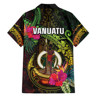 Vanuatu Family Matching Short Sleeve Bodycon Dress and Hawaiian Shirt Be Strong Pray For Port Vila LT05 - Polynesian Pride