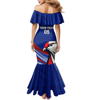 Custom Samoa Rugby Family Matching Mermaid Dress and Hawaiian Shirt Manuma Ptilinopus Perousii LT05 - Polynesian Pride