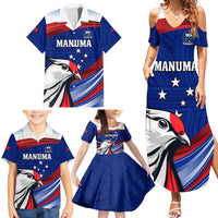 Custom Samoa Rugby Family Matching Summer Maxi Dress and Hawaiian Shirt Manuma Ptilinopus Perousii LT05 - Polynesian Pride
