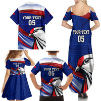Custom Samoa Rugby Family Matching Summer Maxi Dress and Hawaiian Shirt Manuma Ptilinopus Perousii LT05 - Polynesian Pride
