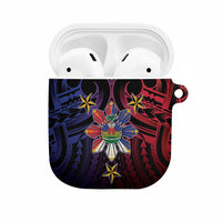 Haiti Philippines AirPods Case Haitian Coat Of Arms With Filipino Sun