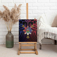 Haiti Philippines Canvas Wall Art Haitian Coat Of Arms With Filipino Sun