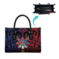 Haiti Philippines Leather Bag Haitian Coat Of Arms With Filipino Sun