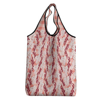 Hawaii Ti Leaf Maile Tuberose Lei Grocery Bag With Hanalei Leaf Red