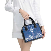 Wikin te Taetae ni Kiribati Shoulder Handbag Pacific Tapa Pattern
