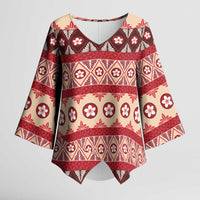 Tonga Language Week Kimono Sleeve Blouse Lea Faka-Tonga Everyday - Polynesian Pride
