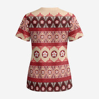 Tonga Language Week Scrub Top Lea Faka-Tonga Everyday - Polynesian Pride