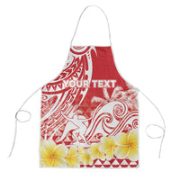 Personalised Tahiti Surfing Apron Polynesian Style LT05 Red - Polynesian Pride